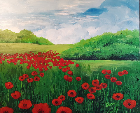 Field of Poppies No. 1