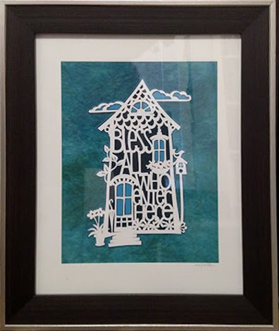 House Blessing 2 - Paper Cut Art