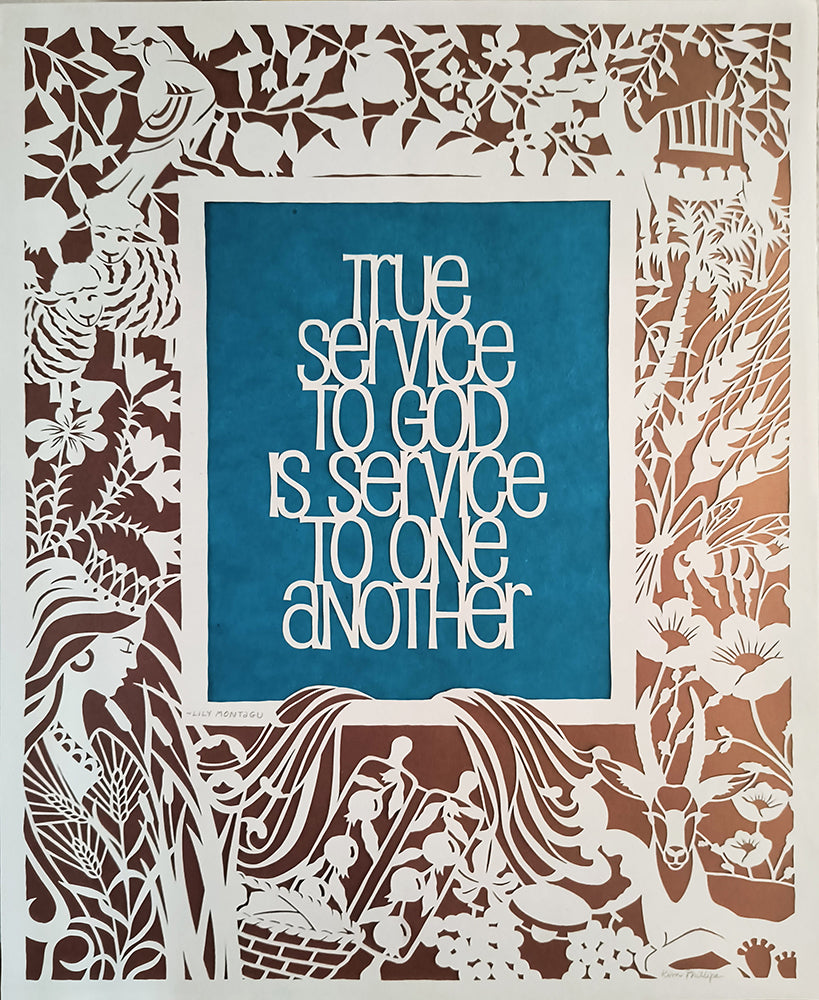 True Service: Papercut for Rabbi Bearman