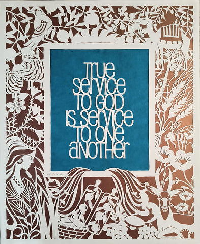 True Service: Papercut for Rabbi Bearman