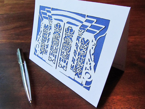 Synagogue Art Cards - CUSTOM ORDER - Jewish Papercut Art