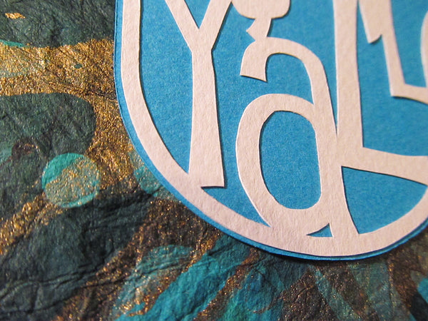 Chai Y'all Hamsa- Jewish Papercut Art