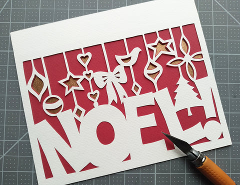 Christmas Card Papercutting Workshop in Ste Genevieve